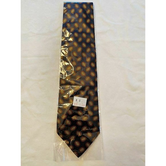 Christian Dior Navy Printed Tie - Picture 1 of 5